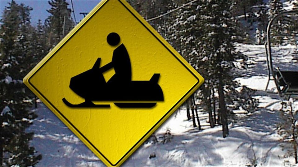 Snowmobile Sign